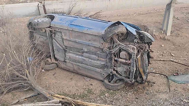 Konya'da kontrolden çıkan otomobil takla attı: 6 yaralı