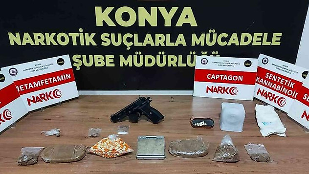 Konya'da uyuşturucu operasyonu: 13 tutuklama