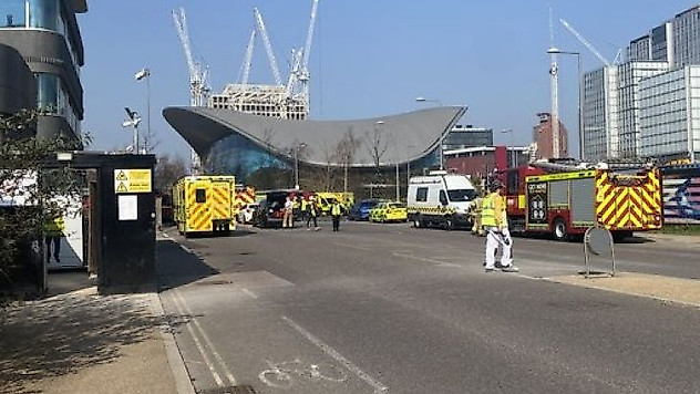 Londra'daki olimpiyat parkında 'gaz sızıntısı' paniği