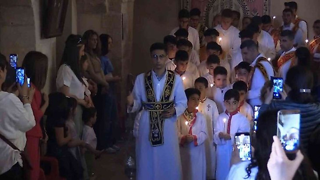 Mardin'de Paskalya Bayramı kutlandı