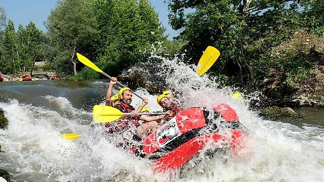 Marmara'nın ilk rafting parkuru yabancı turistleri ağırlamaya hazırlanıyor