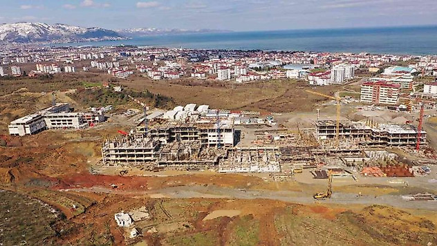 Ordu Şehir Hastanesi'nin yüzde 28'i tamamlandı
