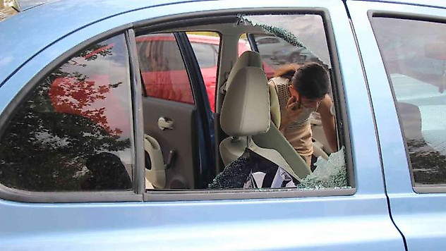 Otomobilini 2 ay önce almıştı, halini görünce şaşkına döndü