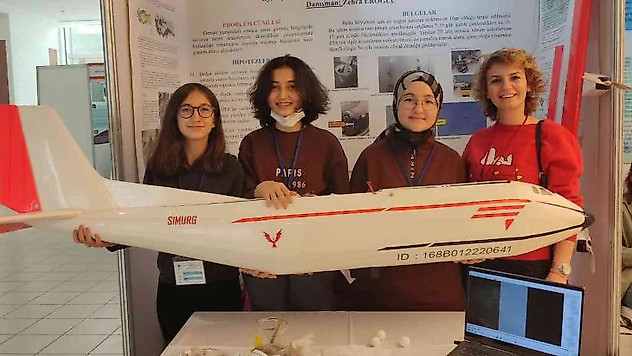 Liseli öğrenciler yanan ormanları yeşertecek İHA geliştirdi
