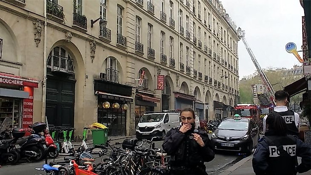 Paris'te Türk mahallesinde yangın: 3 yaralı