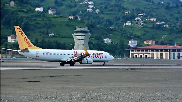 Pegasus, Rize-Artvin Havalimanı'na ilk uçuşunu yaptı