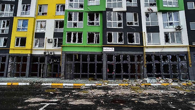 Rus ordusundan temizlenen Irpin'in son hali görüntülendi