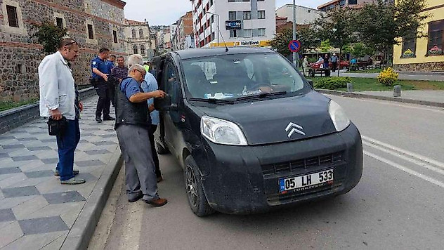 Samsun'da trafik kazası: 1 yaralı