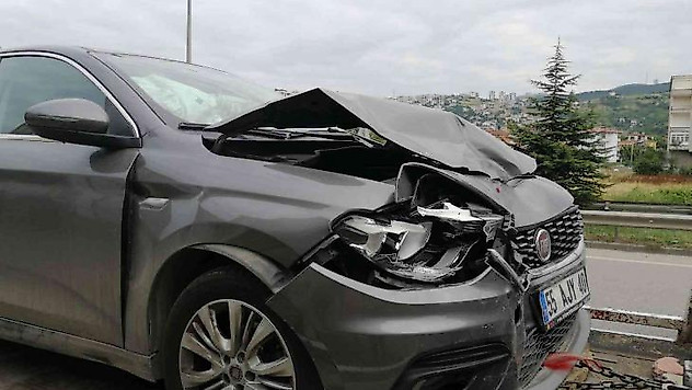 Samsun'da trafik kazası: 4 yaralı