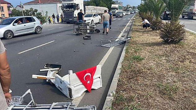 Samsun'da zincirleme trafik kazası: 1 yaralı