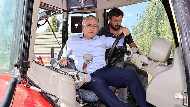Sivas'ta silajlık mısır hasadı yapıldı