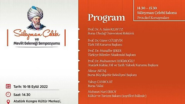 Süleyman Çelebi, sempozyum ile anılacak