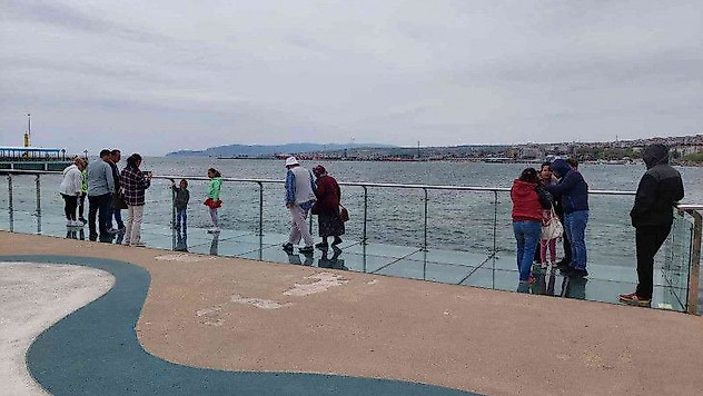 Tekirdağ sahillerinde bayram yoğunluğu