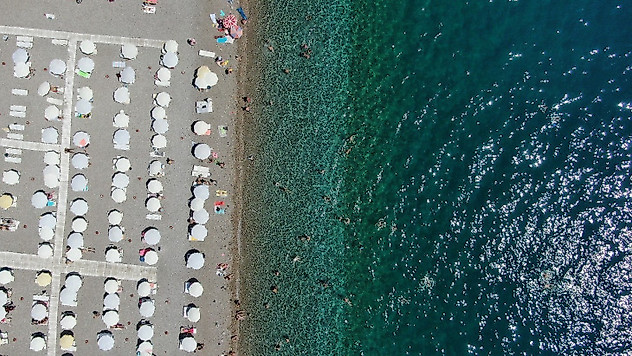 Turizm kenti Antalya'nın sahillerinde okul öncesi yoğunluk