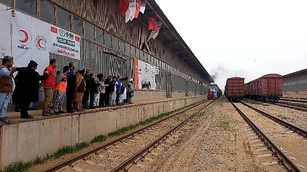 Türkiye'den yola çıkan 3'üncü 'İyilik Treni' Afganistan'a ulaştı