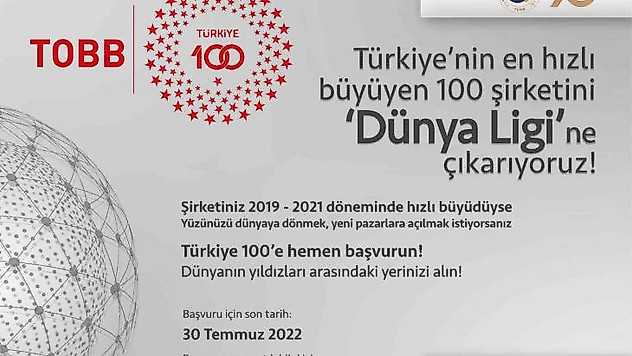 Türkiye'nin en hızlı büyüyen şirketlerini belirlemek için başvurular başladı