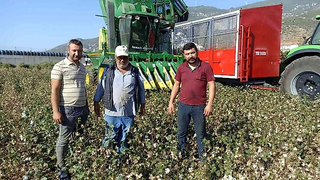 Türkiye'nin pamuk ambarı Söke'de 'beyaz altın' hasadı başladı