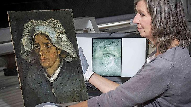 Van Gogh'un tablosunun arkasındaki gizli otoportresi, X-ray ile keşfedildi