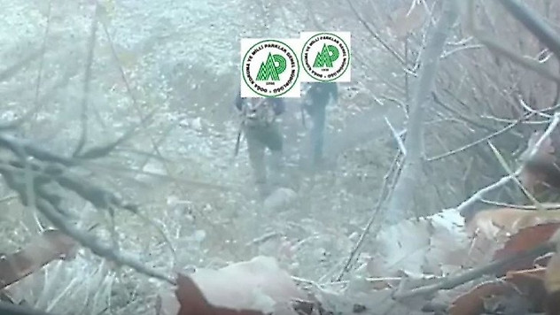 Yaban hayatını gözlemlemek için kurulan fotokapana kaçak avcılar da yakalandı