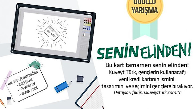 Yeni kredi kartının adını ve tasarımını gençler belirleyecek