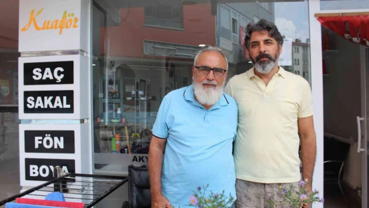 Akyurt'ta bu aile 100 yıldır berber
