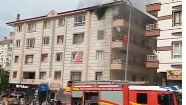 Ankara'da korkutan yangın