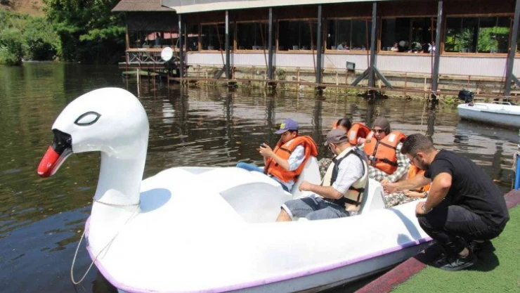 Arap turistlerin yeni gözdesi Sera Gölü