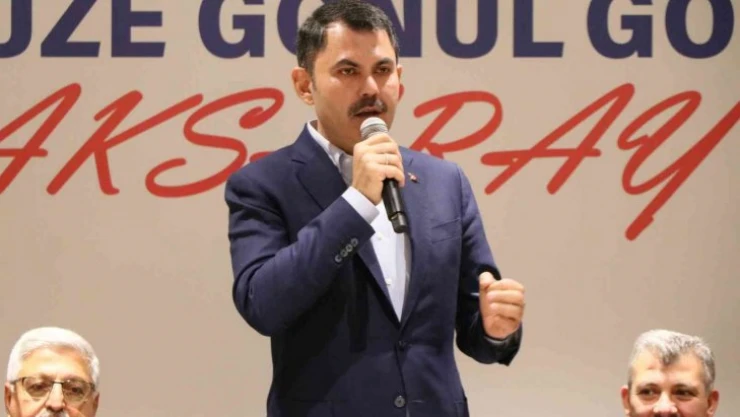 Bakan Kurum: '6'lı masa sürekli milletimizi tehdit ediyor'