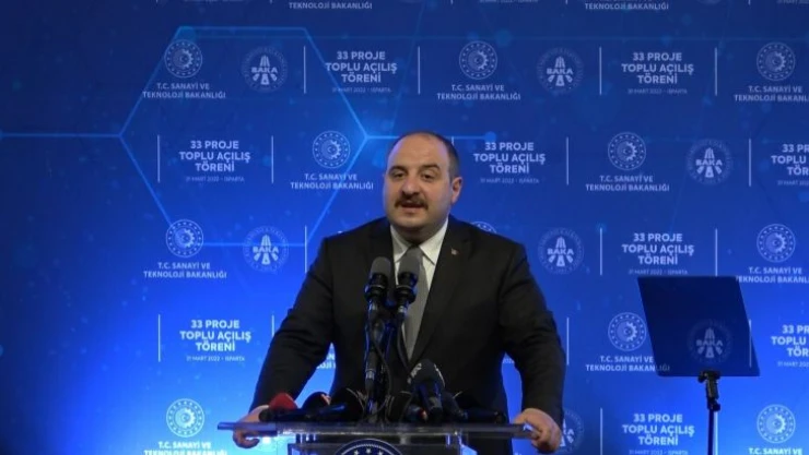 Bakan Varank, Isparta'da 77 milyon lira bütçeli 33 projenin açılışını yaptı