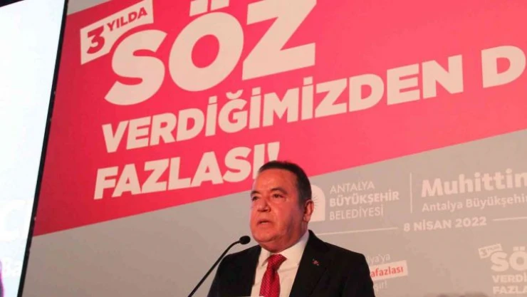 Başkan Böcek: 'Görev sürem dolmadan 77 değil, 142 projeyi bitireceğiz'