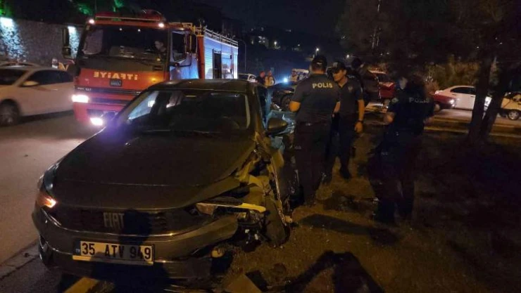 Cip otomobille çarpıştı: 3'ü çocuk 6 yaralı
