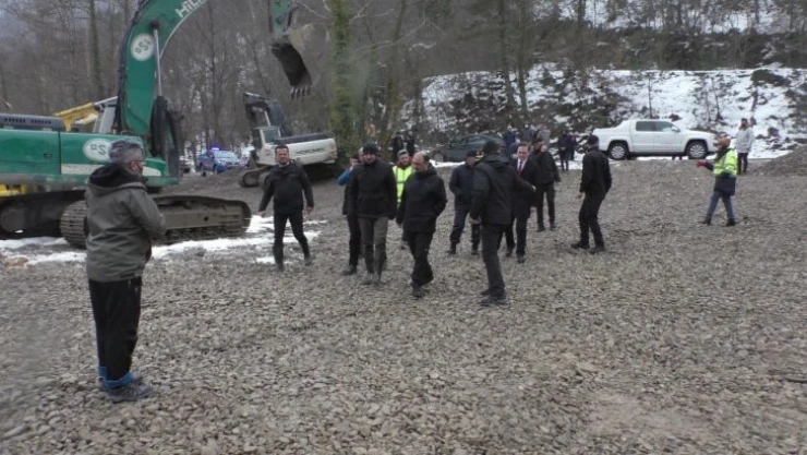 Cumhurbaşkanı Erdoğan'ın açılışını yapacağı yeraltı barajında son düzenlemeler yapılıyor