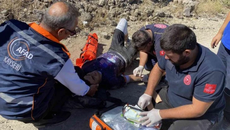 Doğadaki bisiklet turu hastanede bitti