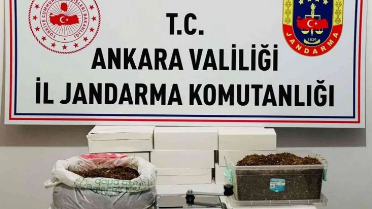 Jandarmadan tütün kaçakçılarına darbe