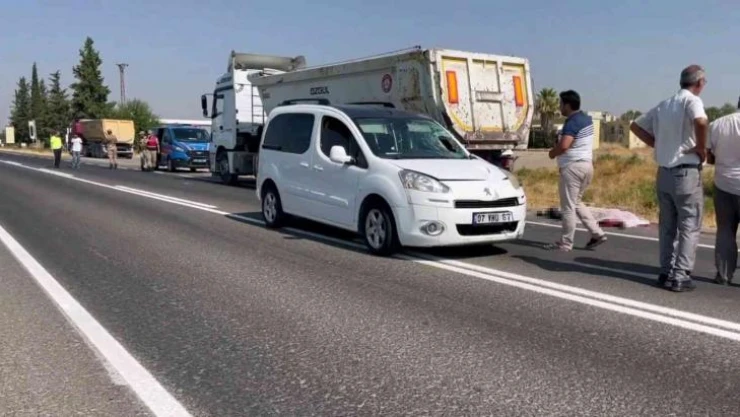 Önce ticari aracın, sonra kamyonun çarptığı kişi öldü