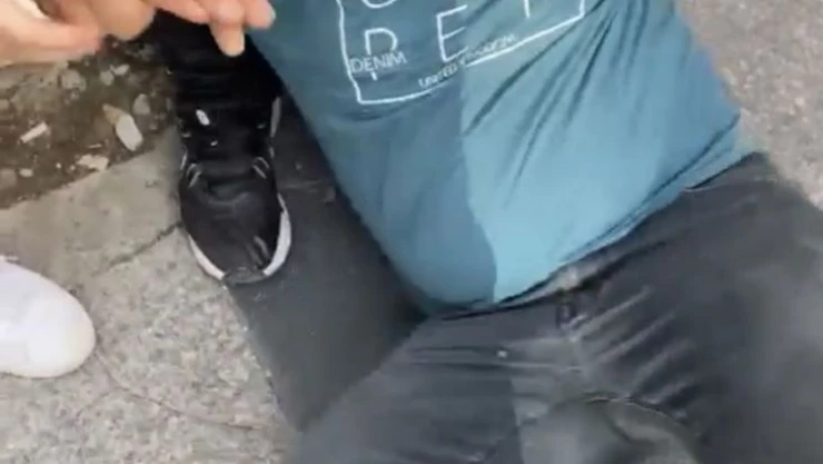 Taksim'de taciz iddiasına dayak