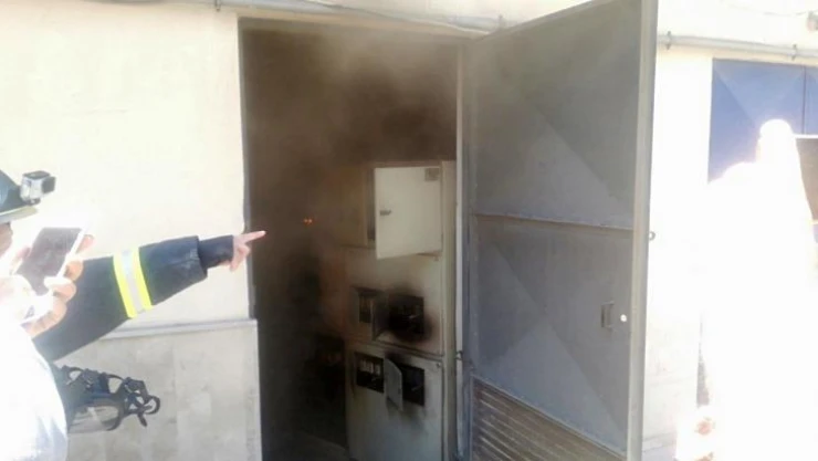 Patlayan trafo yangın çıkardı