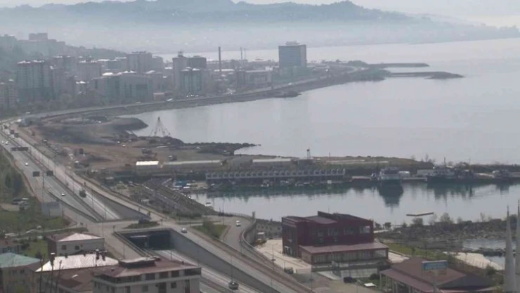 Rize'nin şehir hastanesinin dolgusu devam ediyor