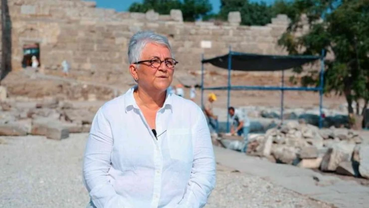 Sideli gençlerin Antik Çağ'da eğitim aldığı yapı ortayı çıkartıldı