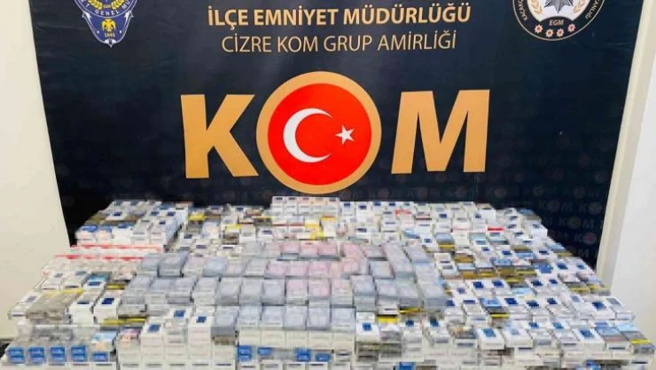 Şırnak'ta kaçakçılık ve asayiş operasyonu: 47 gözaltı