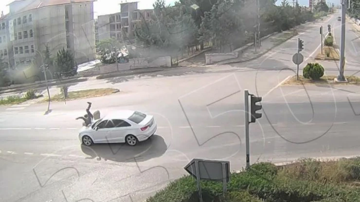 Tokat'ta trafik kazaları KGYS kameralarına yansıdı