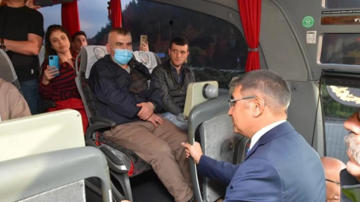 Vali Gürel, emniyet kemeri takmayan sürücü ve yolcuları uyardı