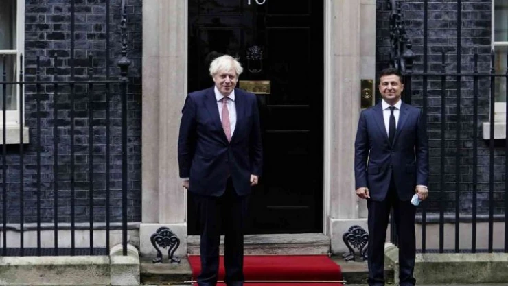 Zelenskiy, NATO Zirvesi öncesi Johnson'dan Ukrayna'ya destek için güvence aldı